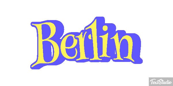 Berlin Efecto de texto