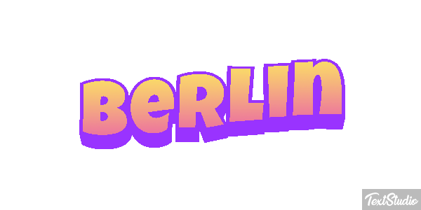 Berlin Efecto de texto