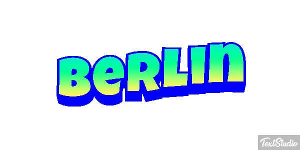 Berlin Efecto de texto