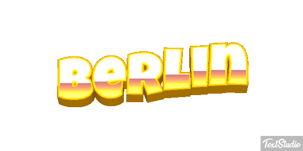 Berlin Efecto de texto
