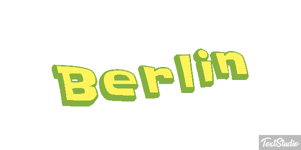 Berlin Efecto de texto