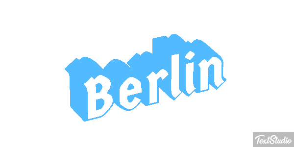 Berlin Efecto de texto