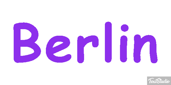 Berlin Efecto de texto