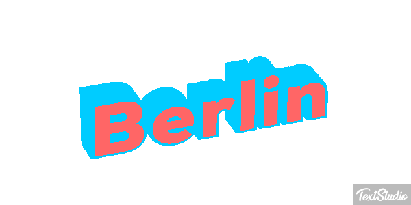Berlin Efecto de texto
