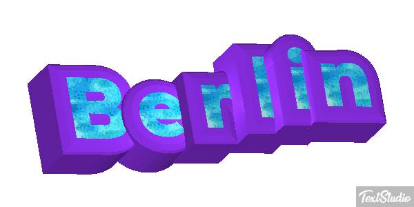Berlin Efecto de texto