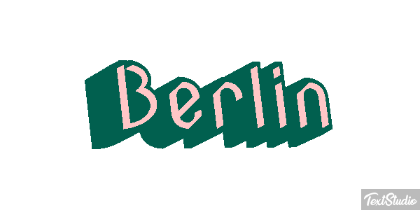 Berlin Efecto de texto