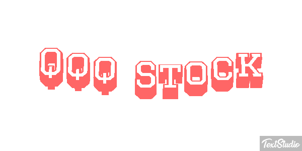 Qqq Stock Efeito do texto