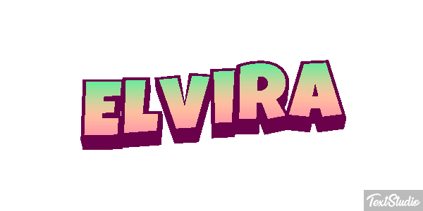 Elvira Efecto de texto