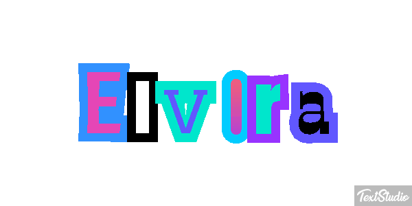 Elvira Efecto de texto