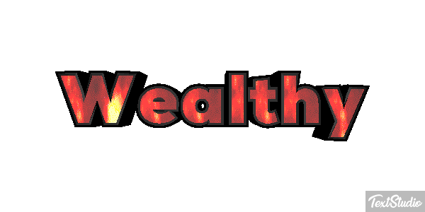 Wealthy Effet de texte