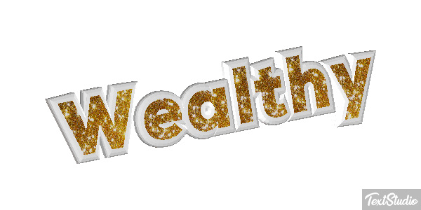 Wealthy Effet de texte