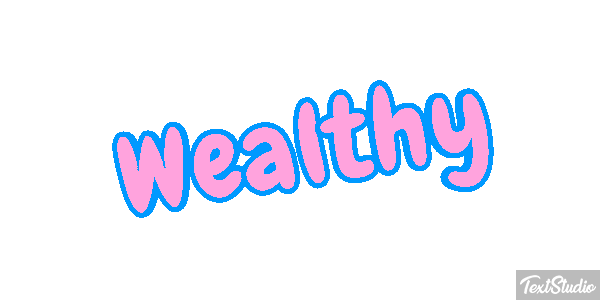 Wealthy Effet de texte