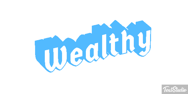 Wealthy Effet de texte