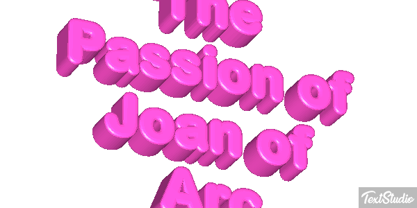 The Passion of Joan of Arc Efeito do texto