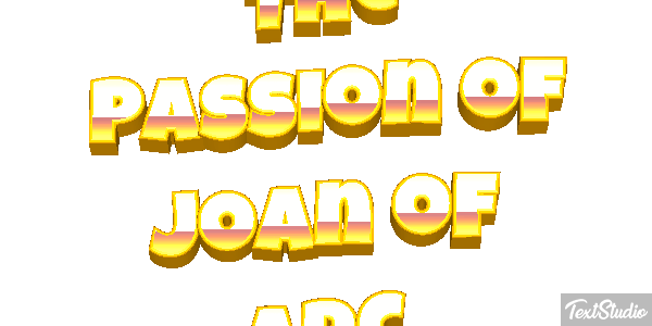 The Passion of Joan of Arc Efeito do texto