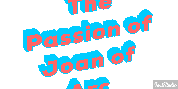 The Passion of Joan of Arc Efeito do texto