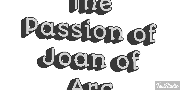 The Passion of Joan of Arc Efeito do texto