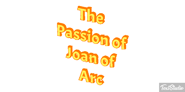 The Passion of Joan of Arc Efeito do texto