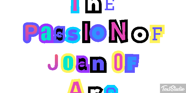 The Passion of Joan of Arc Efeito do texto