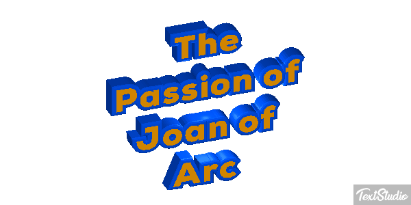The Passion of Joan of Arc Efeito do texto