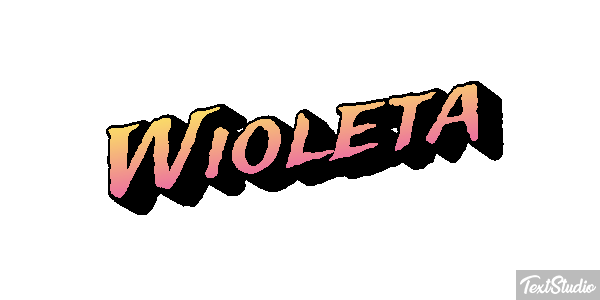Wioleta Tekst effect