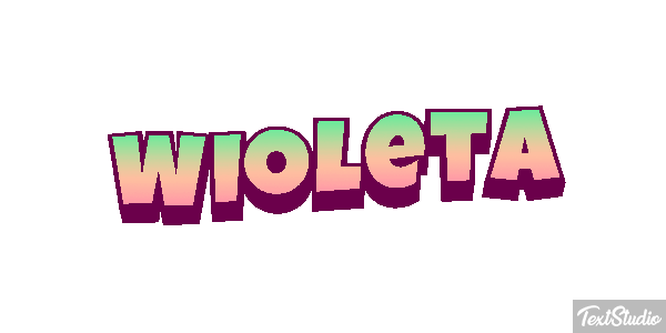 Wioleta Tekst effect