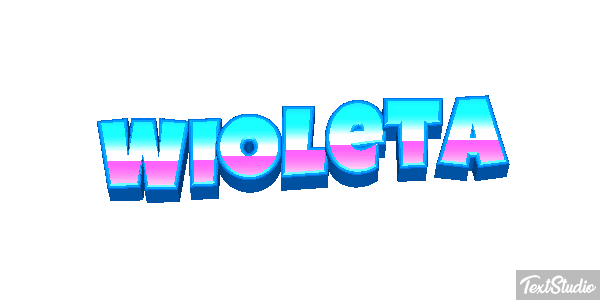 Wioleta Tekst effect