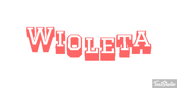 Wioleta Tekst effect