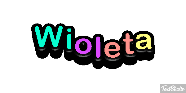 Wioleta Tekst effect