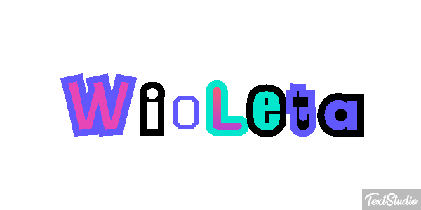 Wioleta Tekst effect