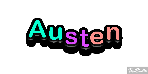 Austen Text effect