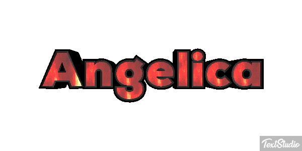 Angélica Efecto de texto