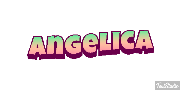 Angélica Efecto de texto