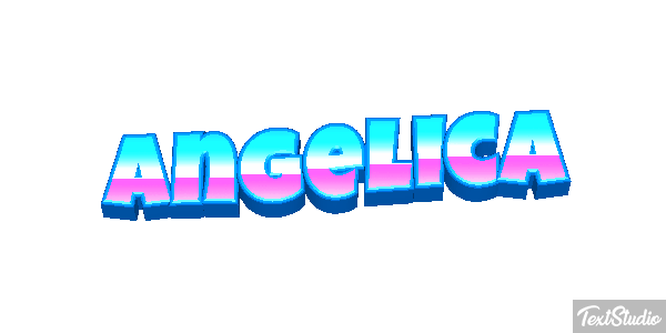 Angélica Efecto de texto
