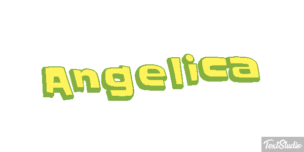 Angélica Efecto de texto