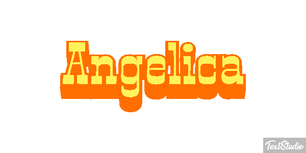Angélica Efecto de texto