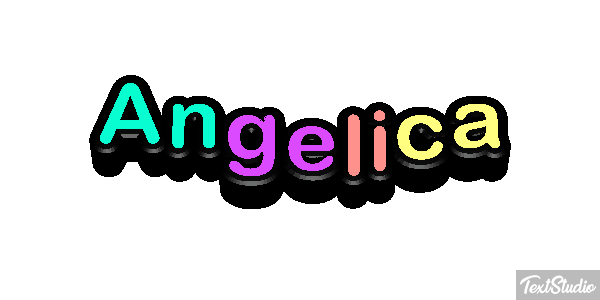 Angélica Efecto de texto