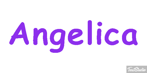 Angélica Efecto de texto