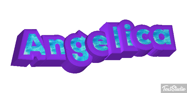 Angélica Efecto de texto