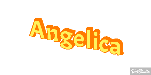 Angélica Efecto de texto