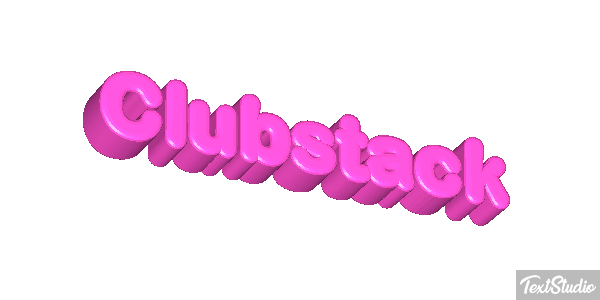 Clubstack Tekst effect