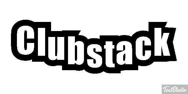 Clubstack Tekst effect