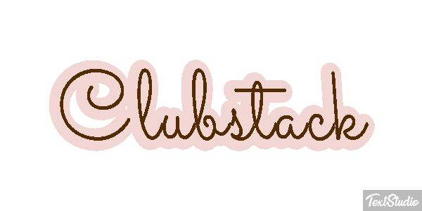 Clubstack Tekst effect