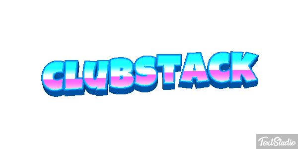 Clubstack Tekst effect