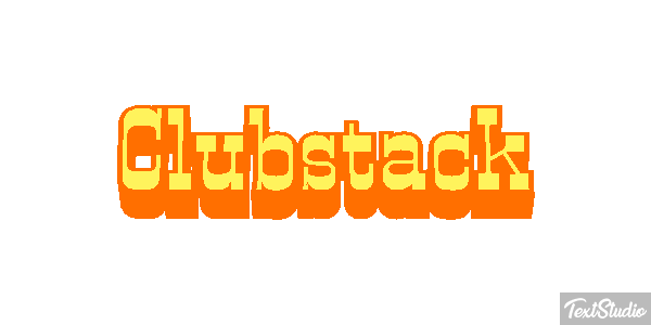 Clubstack Tekst effect