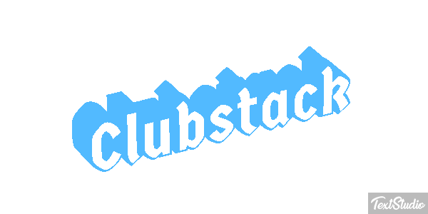 Clubstack Tekst effect