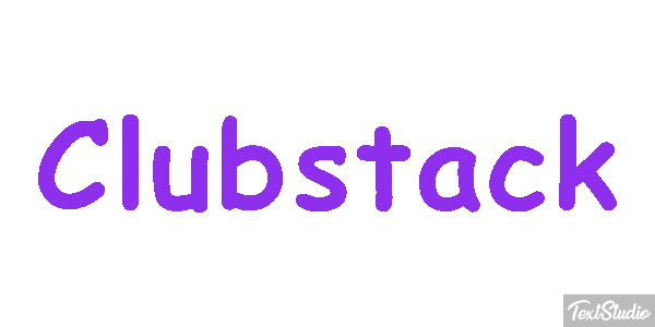 Clubstack Tekst effect