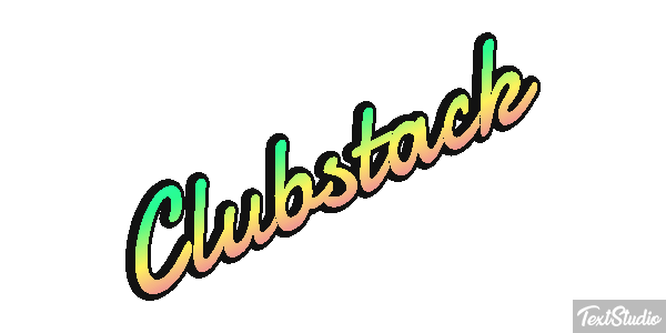 Clubstack Tekst effect