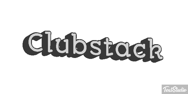Clubstack Tekst effect