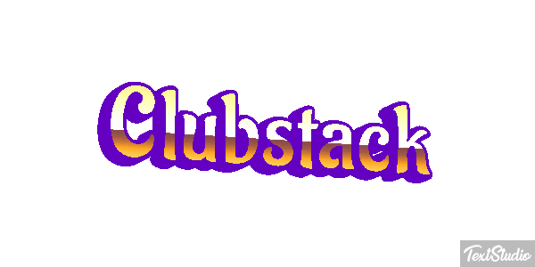 Clubstack Tekst effect